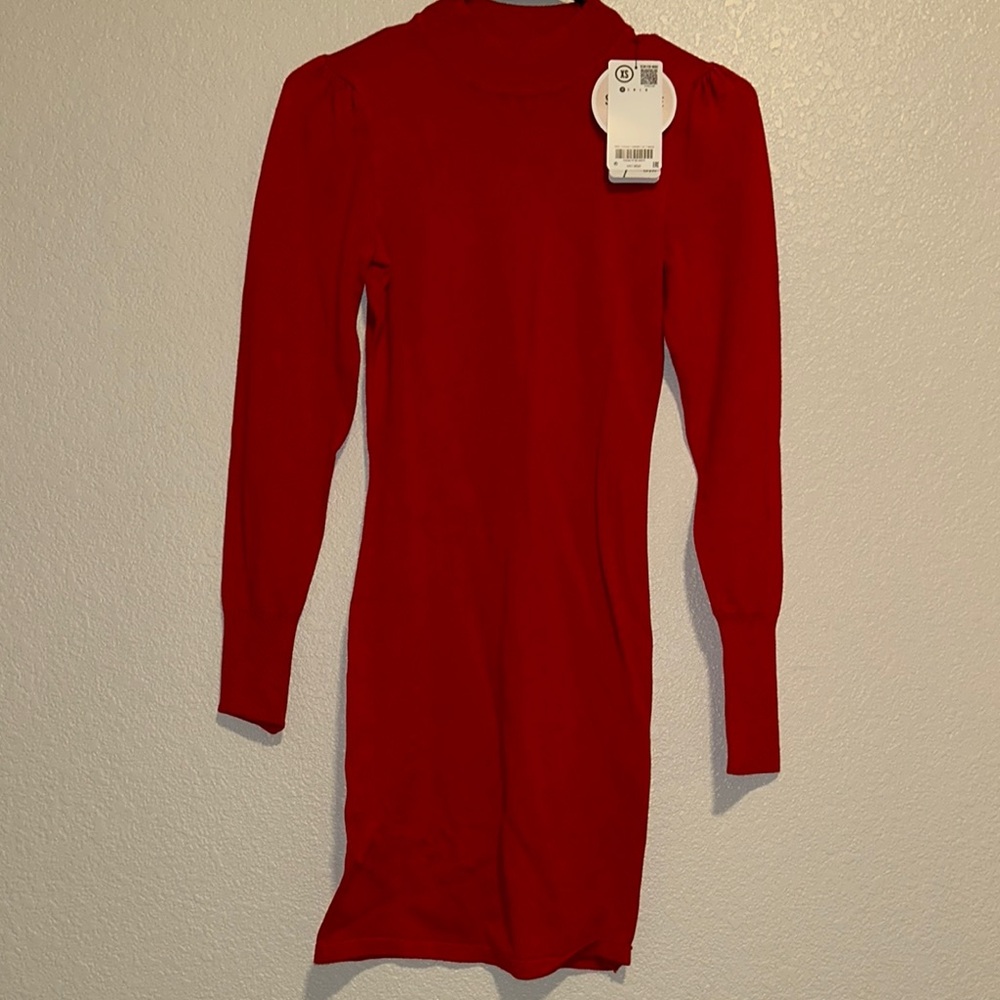 Elegant Red Mini Dress